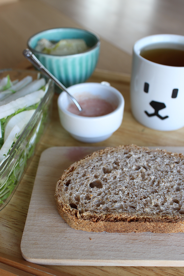 lunch with pain de campagne by 木のひげ